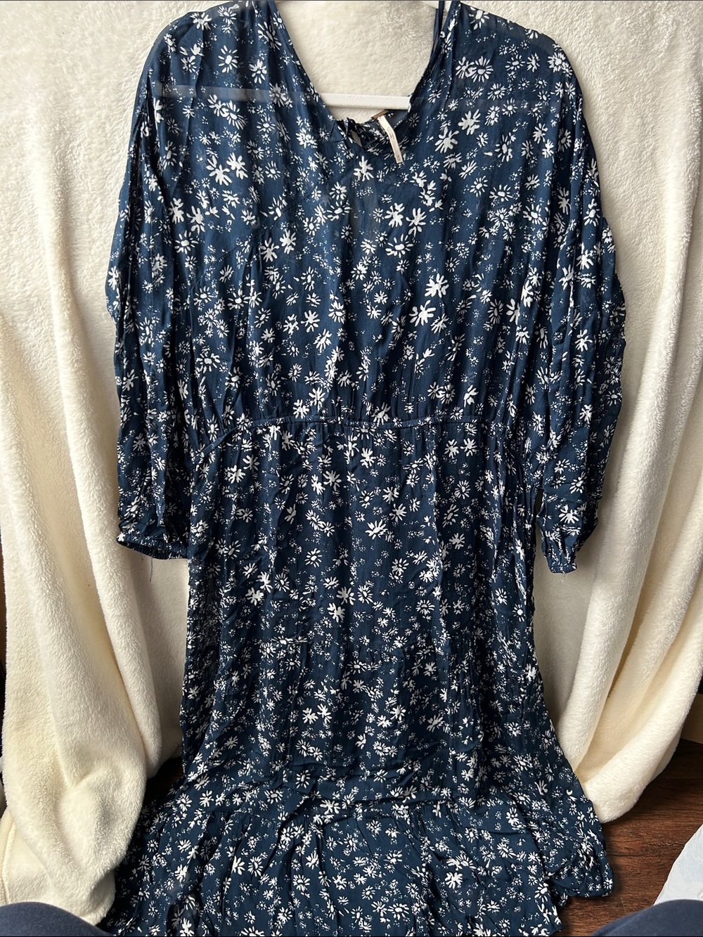 Free people wallflower Floral Navy Blue Women’s midi dress